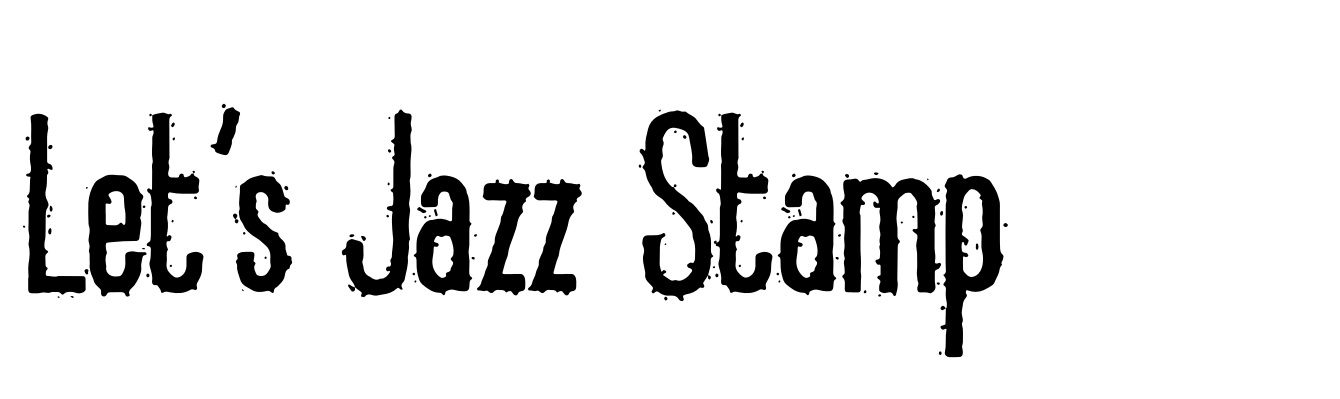 Let's Jazz Stamp